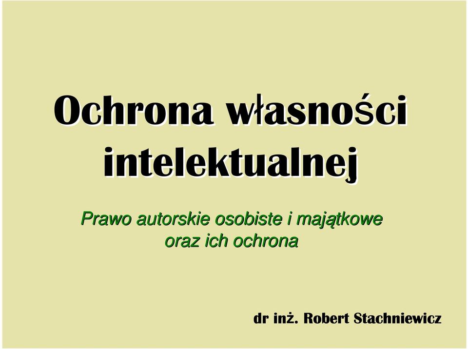autorskie osobiste i