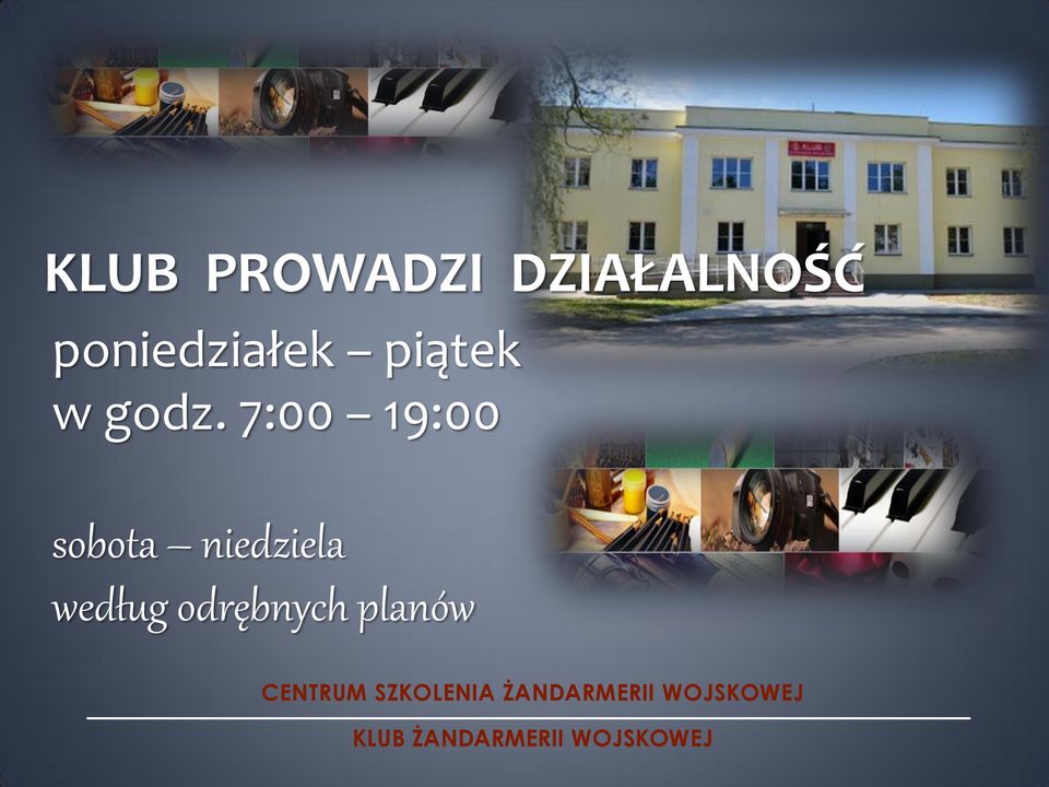 7:00 19:00 sobota niedziela według