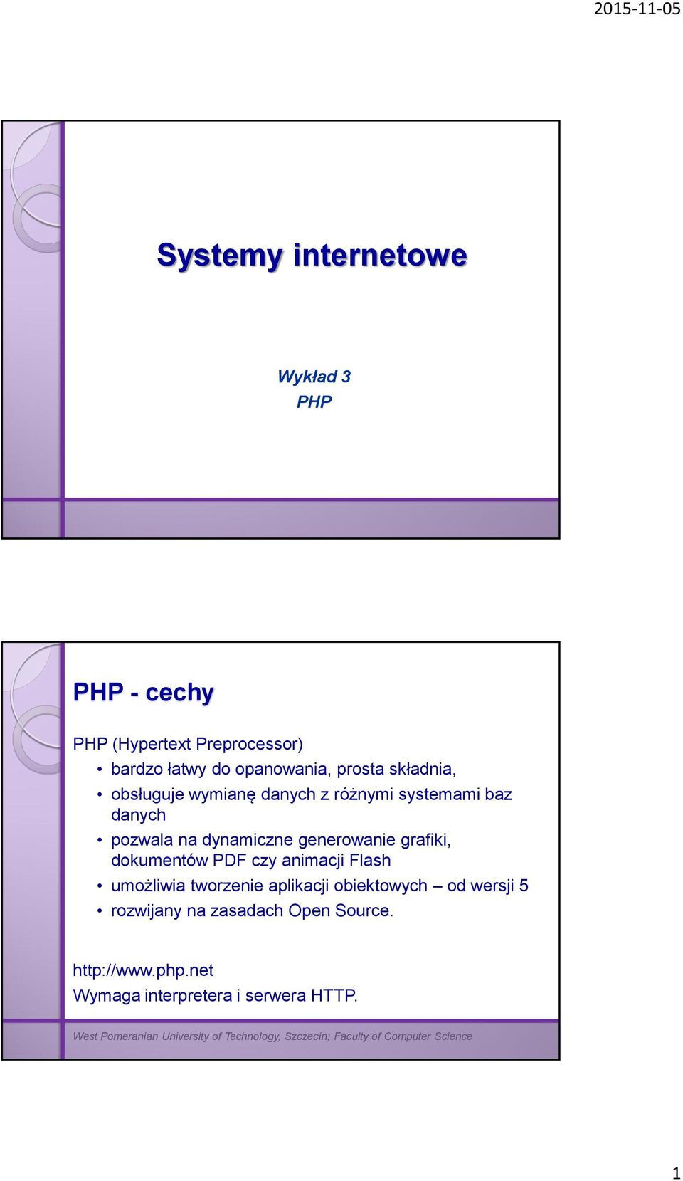 dynamiczne generowanie grafiki, dokumentów PDF czy animacji Flash umożliwia tworzenie aplikacji