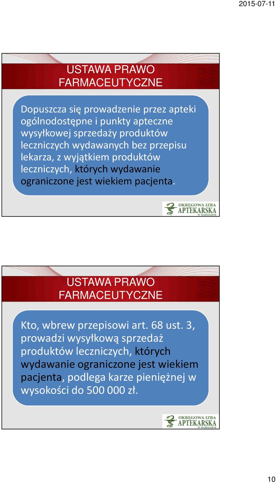 ograniczone jest wiekiem pacjenta. Kto, wbrew przepisowi art. 68 ust.