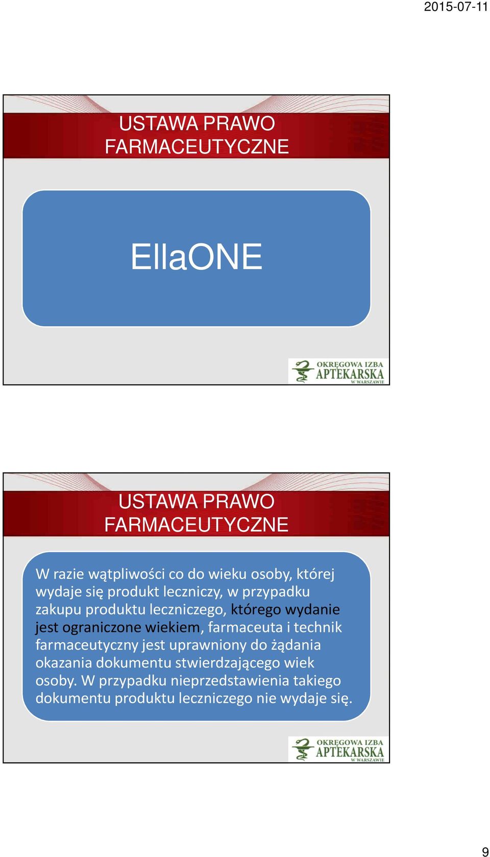 farmaceuta i technik farmaceutyczny jest uprawniony do żądania okazania dokumentu