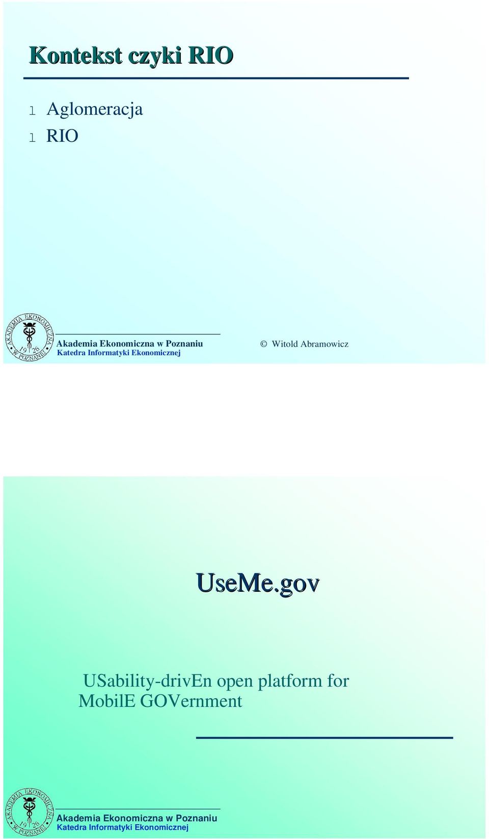 gov USability-drivEn open