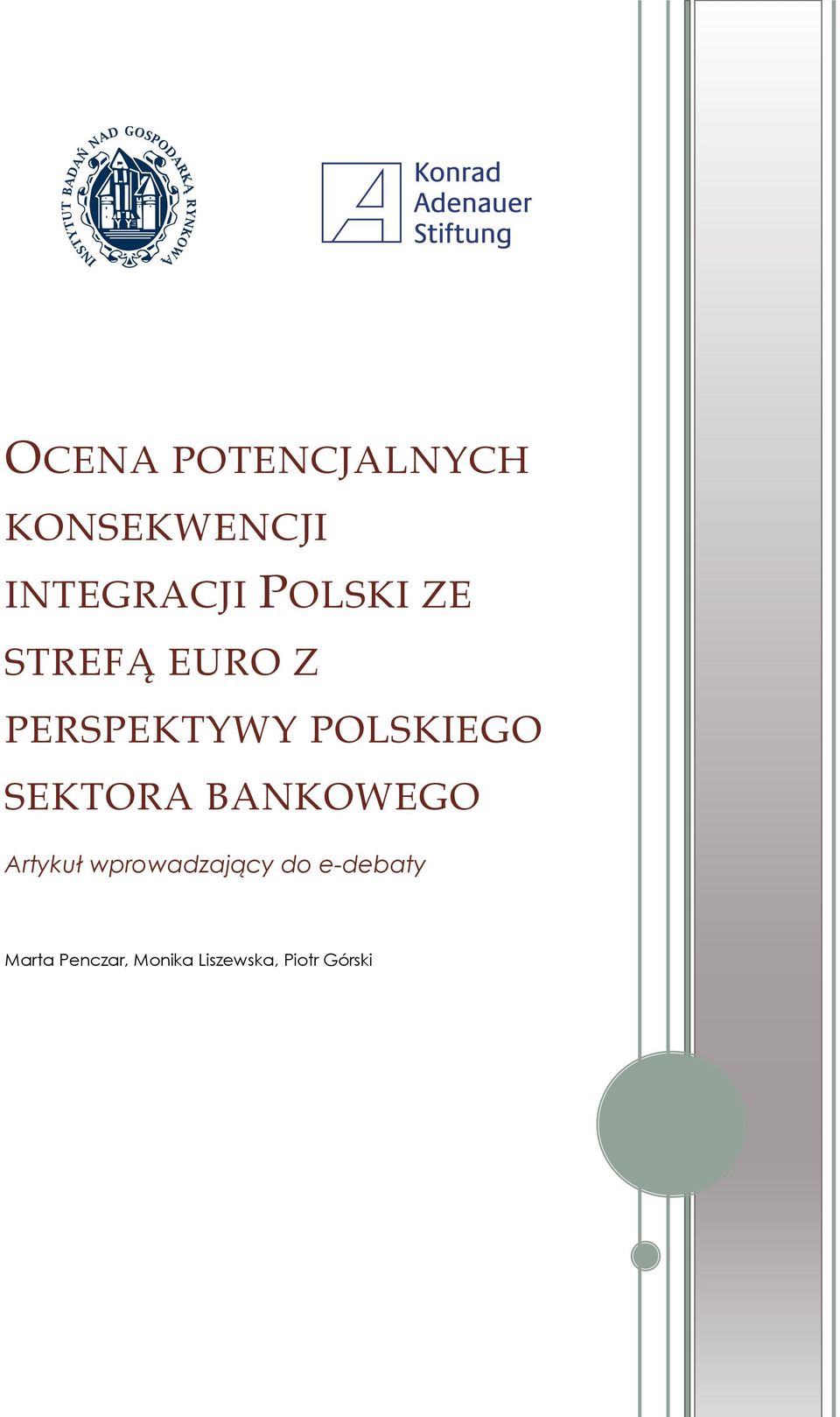 SEKTORA BANKOWEGO Artykuł wprowadzający do