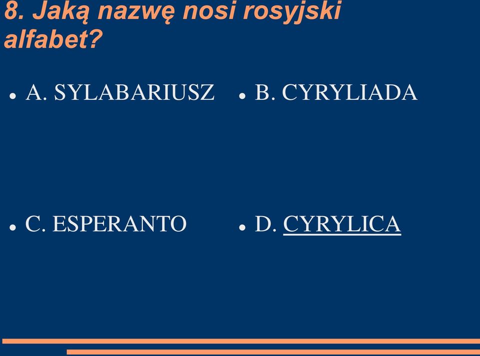 SYLABARIUSZ B.