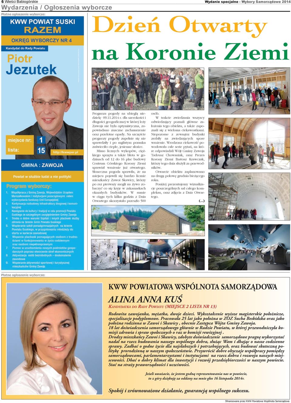 Na szczęście prognozy pogody zupełnie się nie sprawdziły i po mglistym poranku zaświeciło ciepłe, jesienne słońce.
