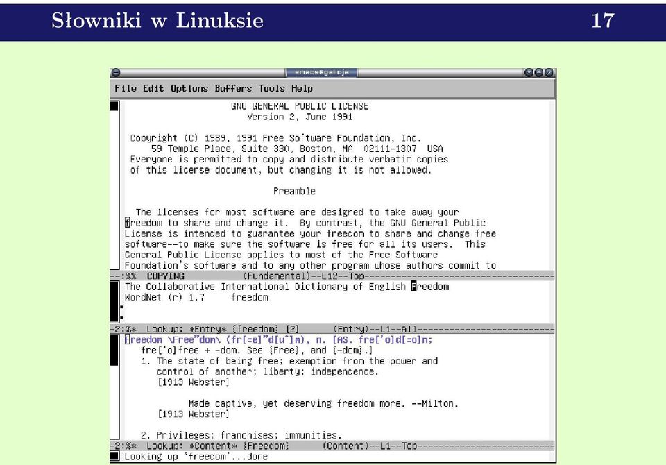 Linuksie
