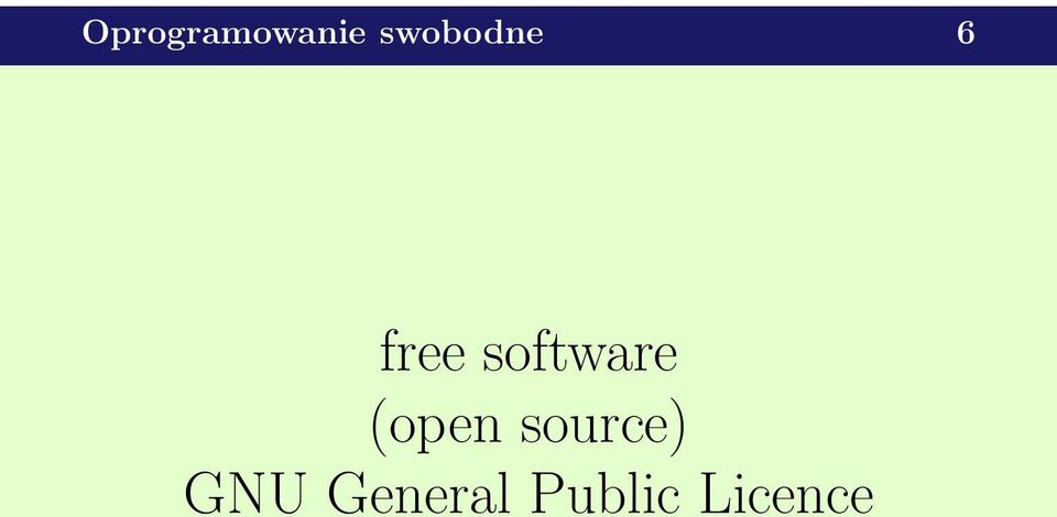 software (open