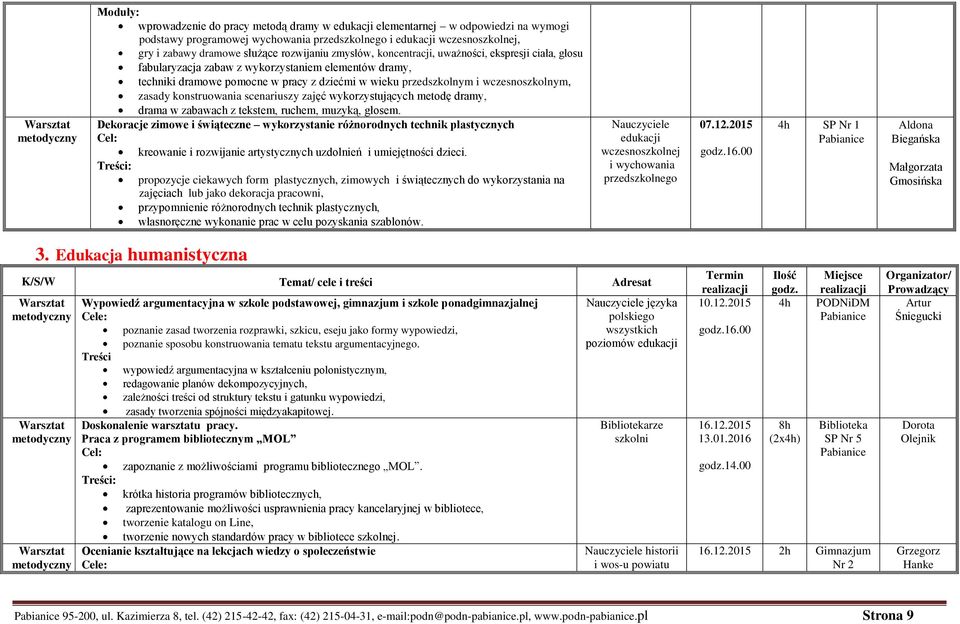 wczesnoszkolnym, zasady konstruowania scenariuszy zajęć wykorzystujących metodę dramy, drama w zabawach z tekstem, ruchem, muzyką, głosem.