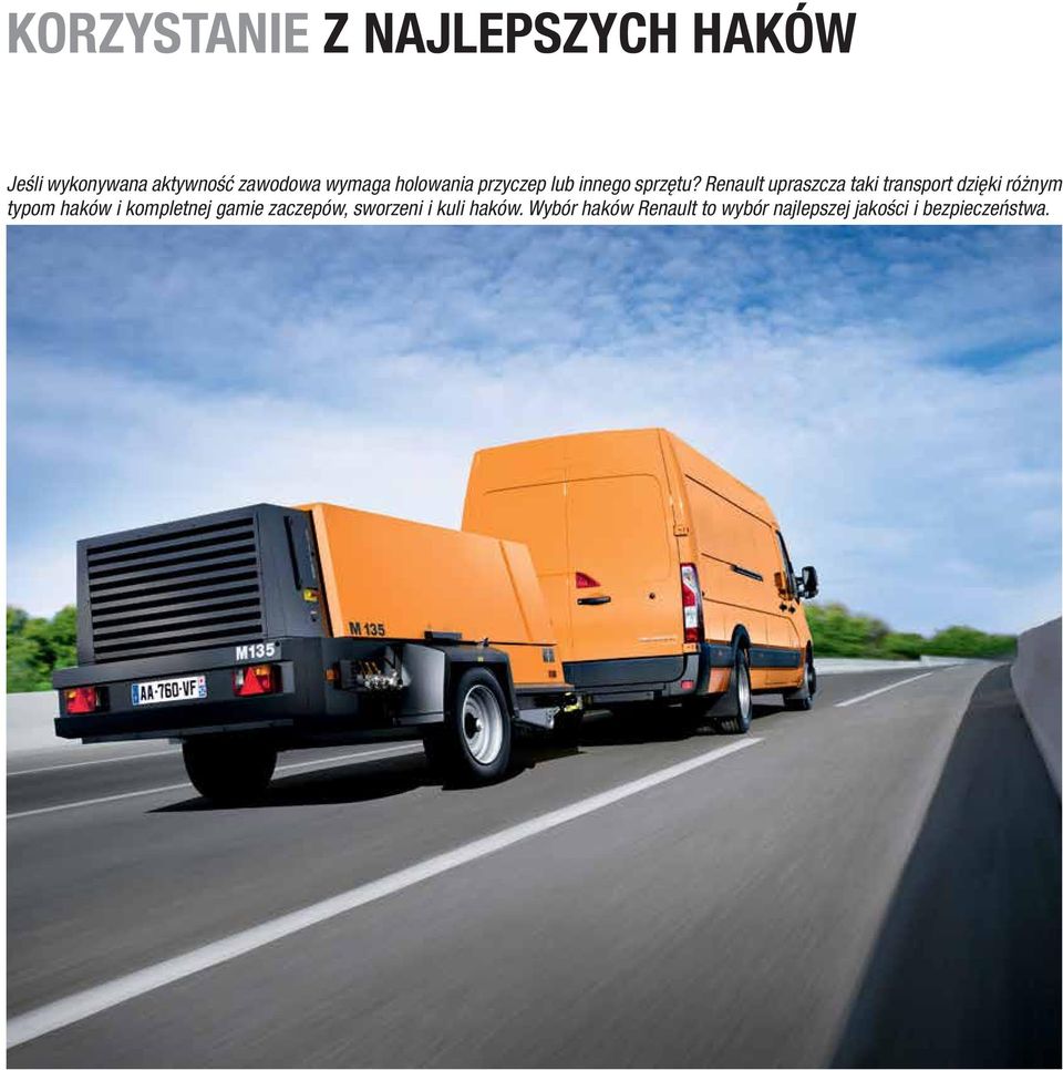 Renault upraszcza taki transport dzięki różnym typom haków i kompletnej