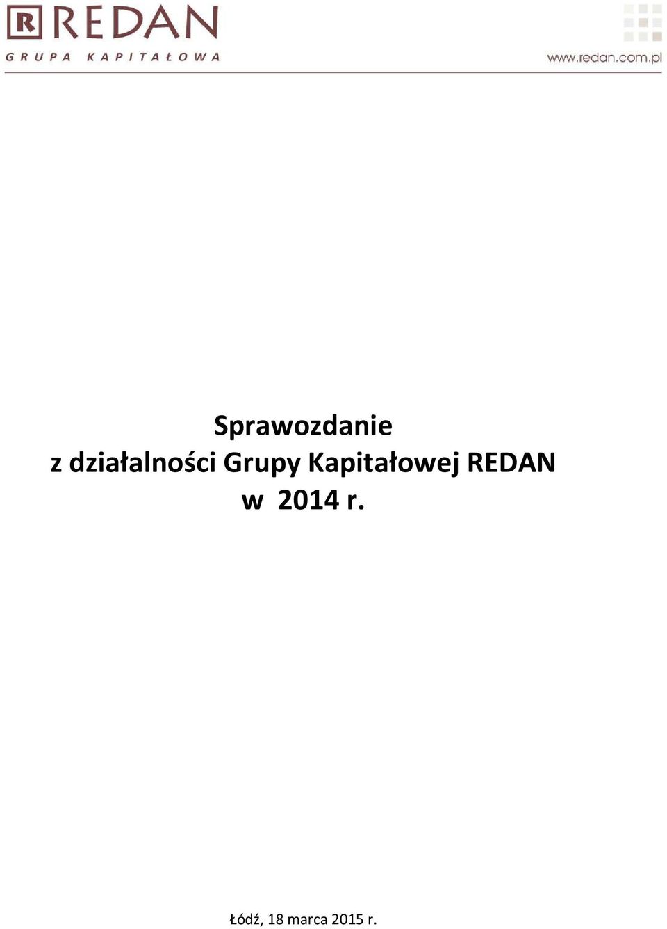 Kapitałowej REDAN w