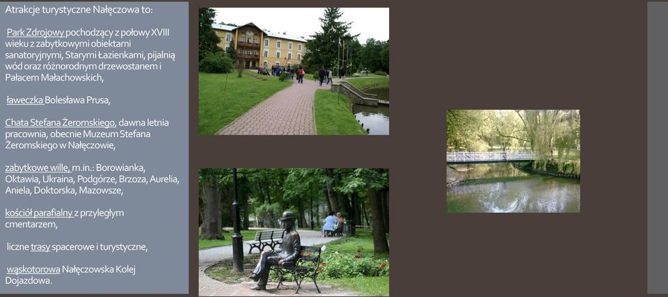 pracownia, obecnie Muzeum Stefana Żeromskiego w Nałęczowie, zabytkowe wille, m.in.