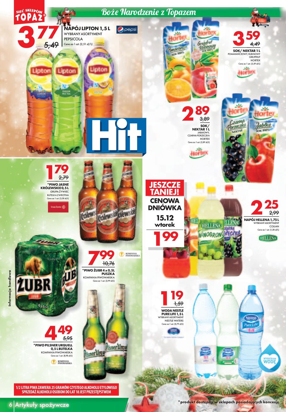 TANIEJ! CENOWA DNIÓWKA 15.