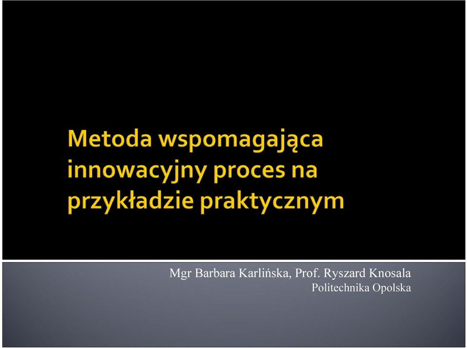 Ryszard Knosala