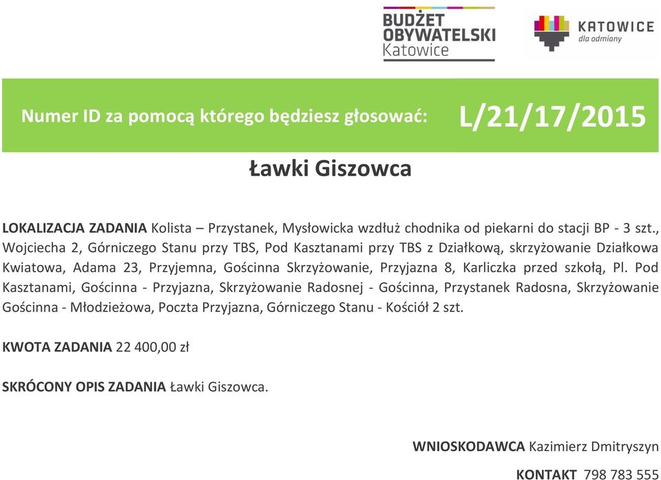 Przyjazna 8, Karliczka przed szkołą, Pl.