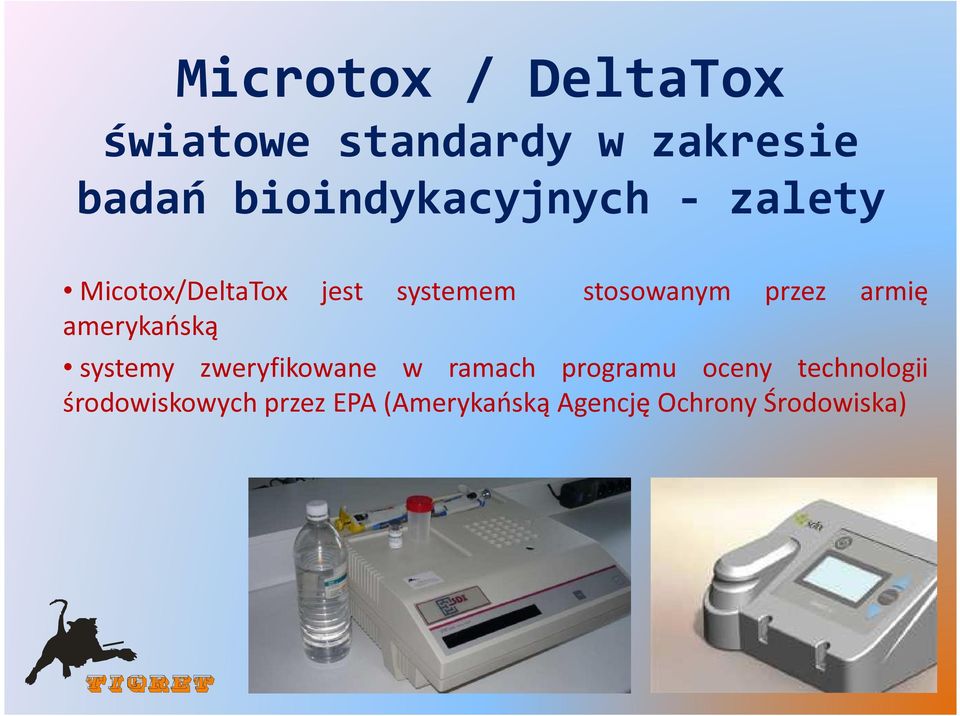 przez armię amerykańską systemy zweryfikowane w ramach programu