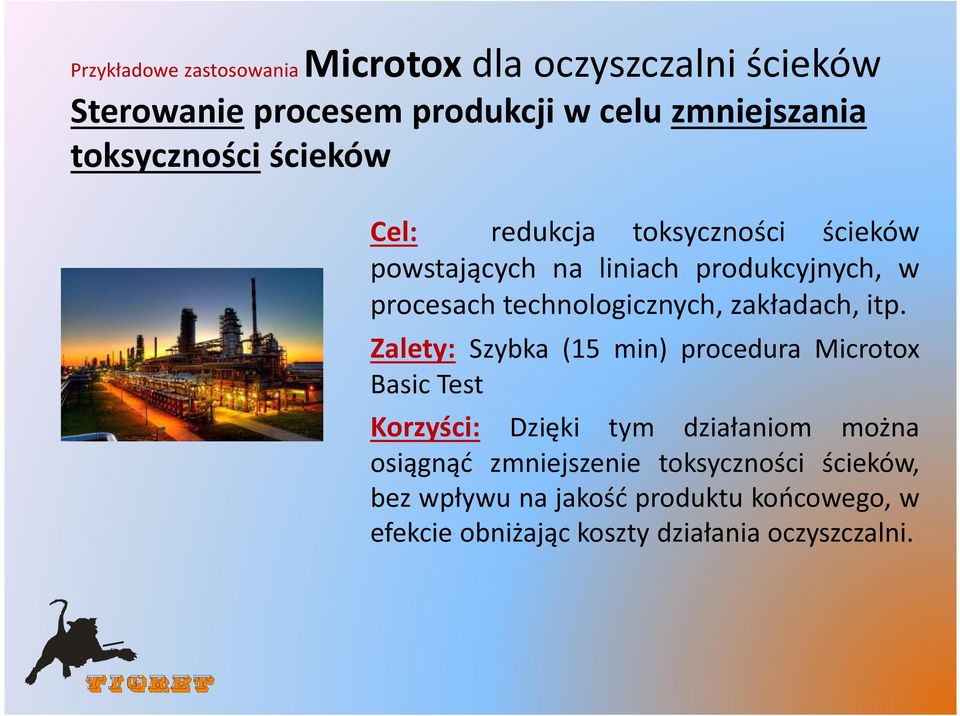 technologicznych, zakładach, itp.