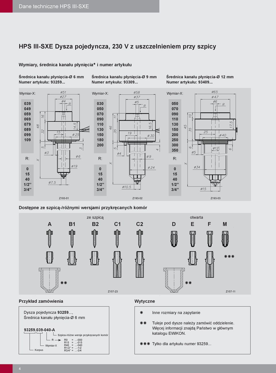 .. Wymiar-X: 039 049 059 069 079 089 099 109 R: 0 15 40 1/2 3/4 Wymiar-X: 030 050 070 090 110 130 150 180 200 R: 0 15 40 1/2 3/4 Wymiar-X: 050 070 090 110 130 150 200 250 300 350 R: 0 15 40 1/2 3/4