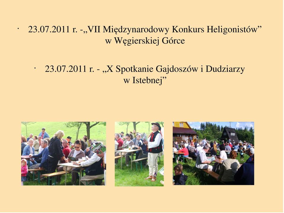 Heligonistów w Węgierskiej Górce 