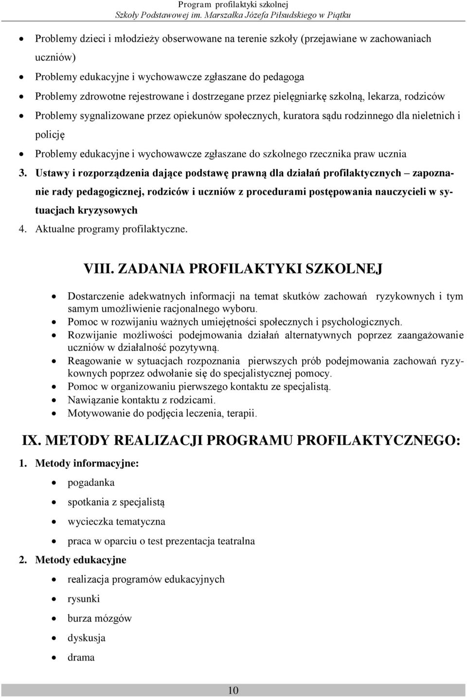 wychowawcze zgłaszane do szkolnego rzecznika praw ucznia 3.