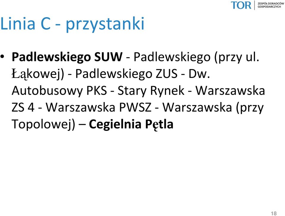 Autobusowy PKS -Stary Rynek -Warszawska ZS 4