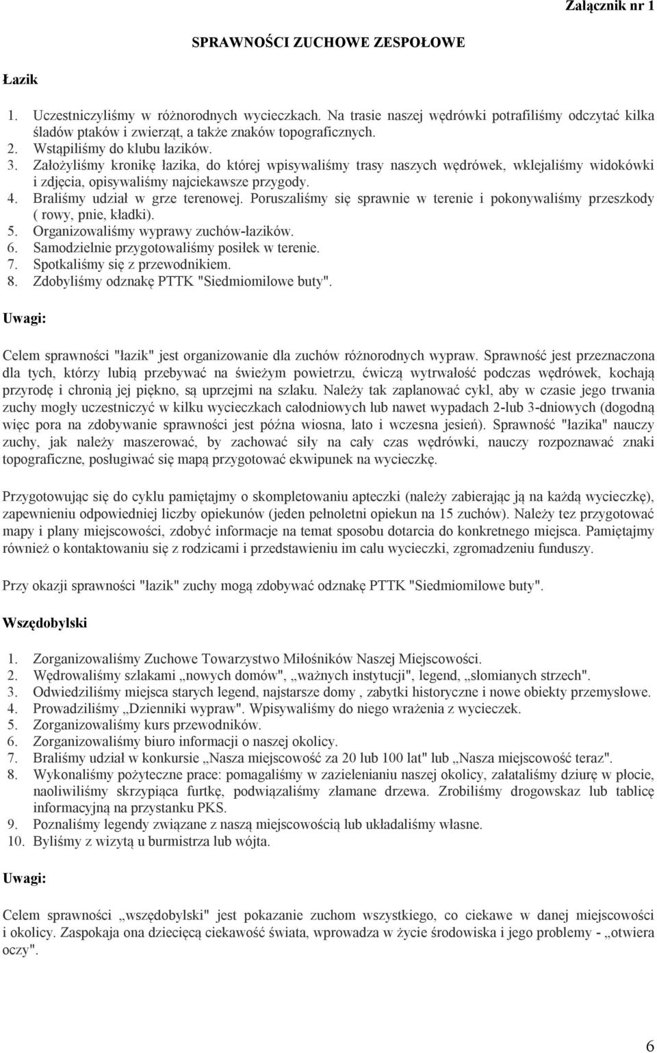 Założyliśmy kronikę łazika, do której wpisywaliśmy trasy naszych wędrówek, wklejaliśmy widokówki i zdjęcia, opisywaliśmy najciekawsze przygody. 4. Braliśmy udział w grze terenowej.