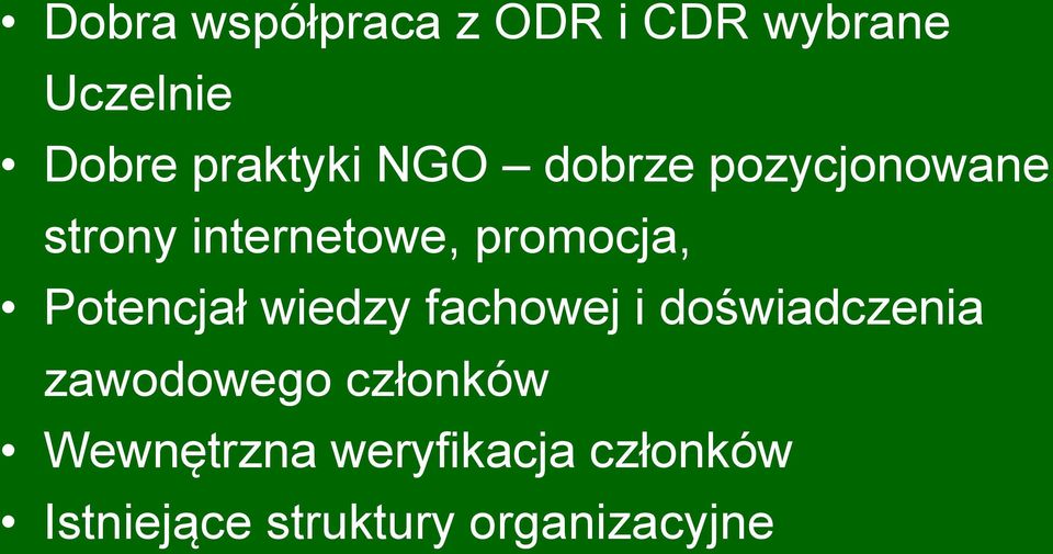 Potencjał wiedzy fachowej i doświadczenia zawodowego