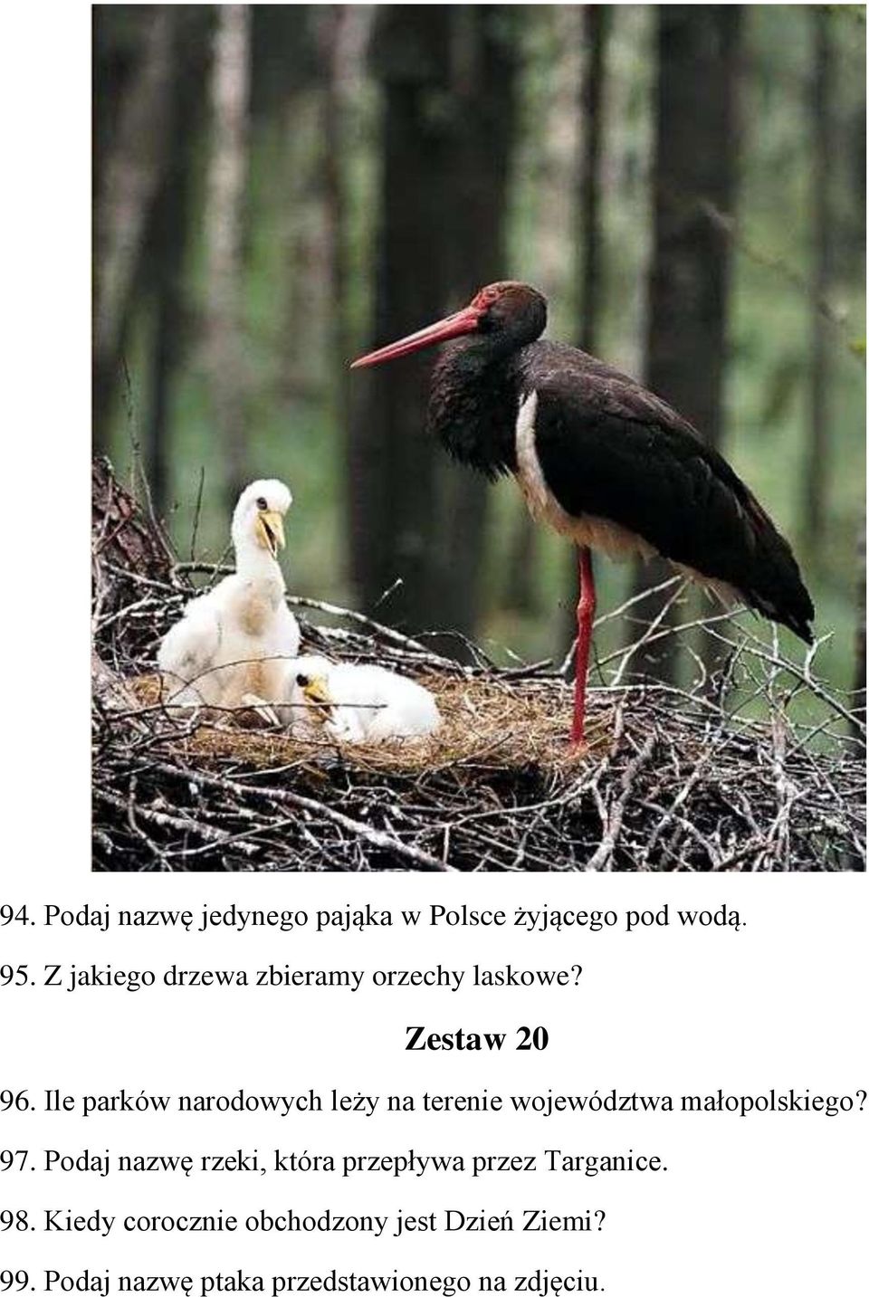 Ile parków narodowych leży na terenie województwa małopolskiego? 97.