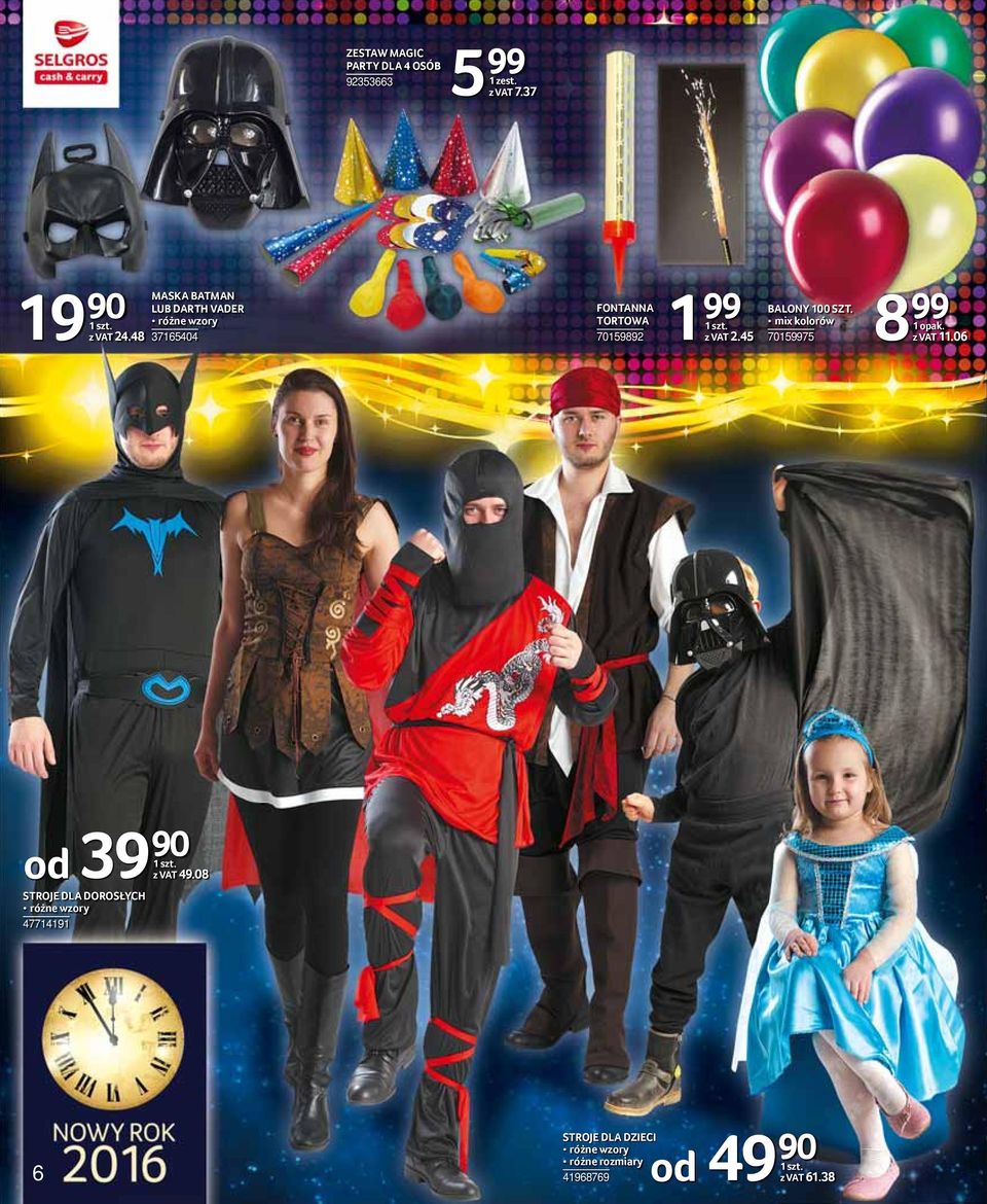 45 BALONY 100 SZT. mix kolorów 70159975 99 1 opak. z VAT 11.06 od 39 90 z VAT 49.