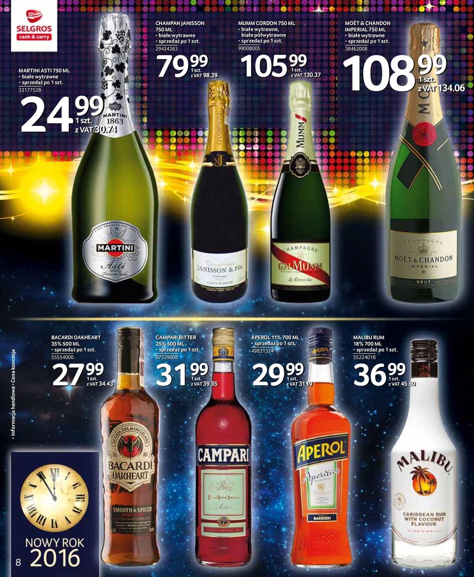 37 MOËT & CHANDON IMPERIAL 750 ML białe wytrawne sprzedaż po 38462008 99 z VAT 134.