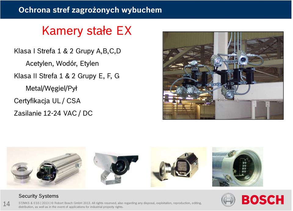 12-24 VAC / DC ST/MKS & ESS 2013 Robert Bosch GmbH 2013.