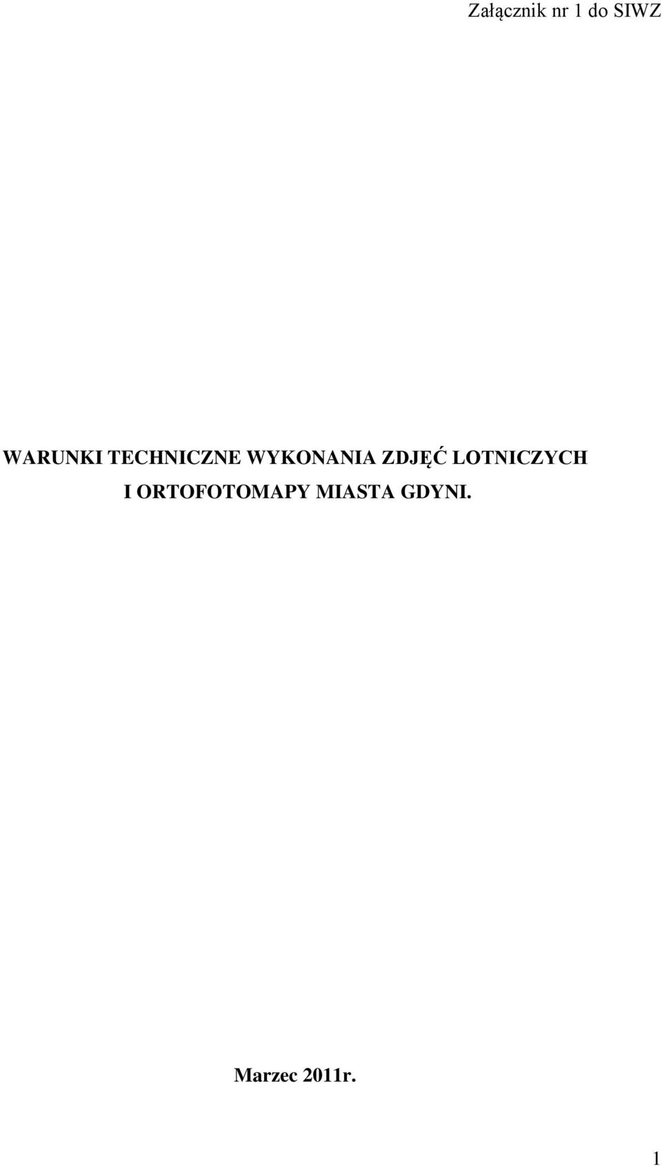 ZDJĘĆ LOTNICZYCH I