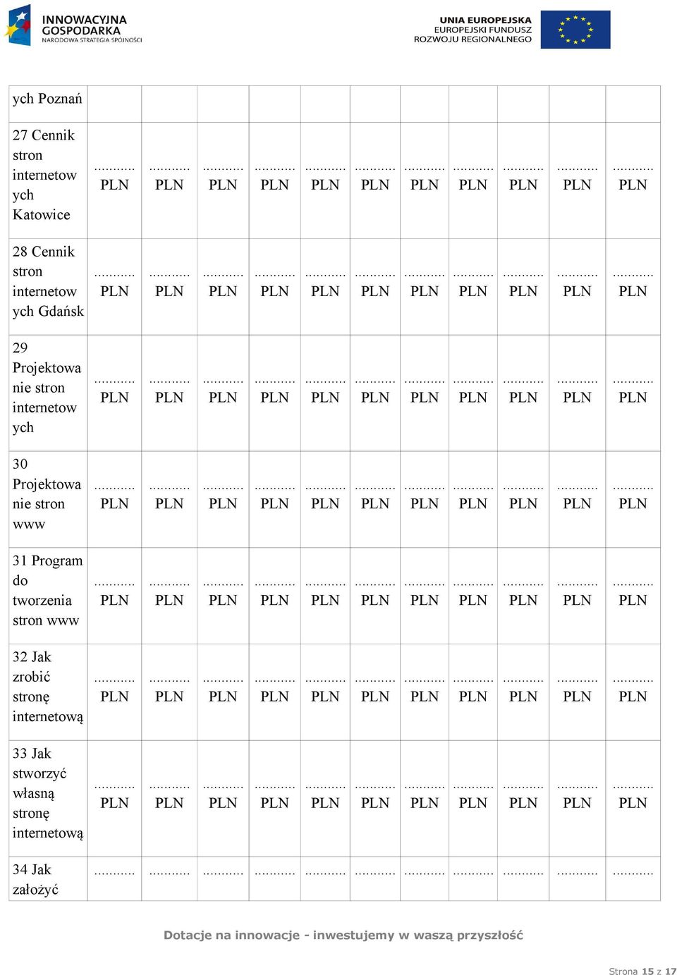 Program do tworzenia www 32 Jak zrobić ę ą 33