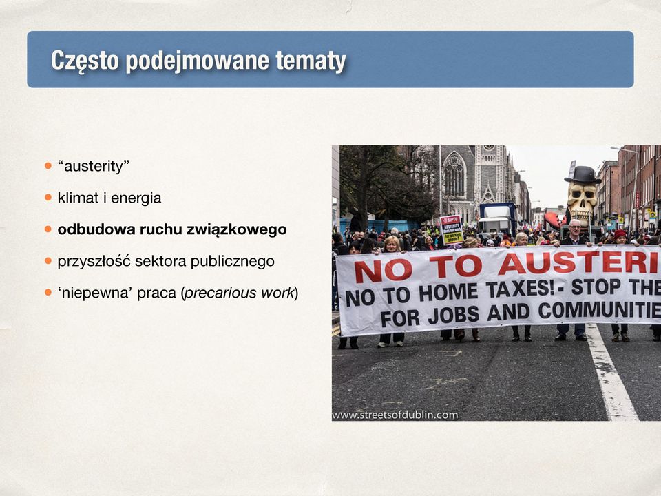 związkowego przyszłość sektora