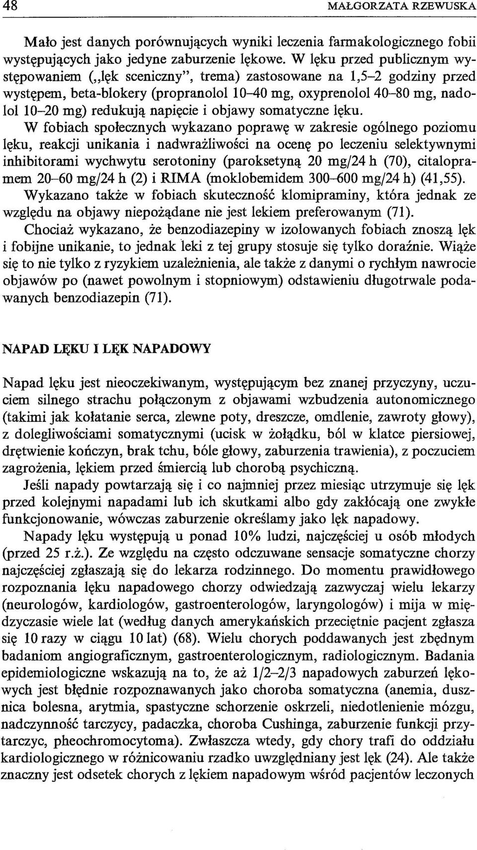 napięcie i objawy somatyczne lęku.