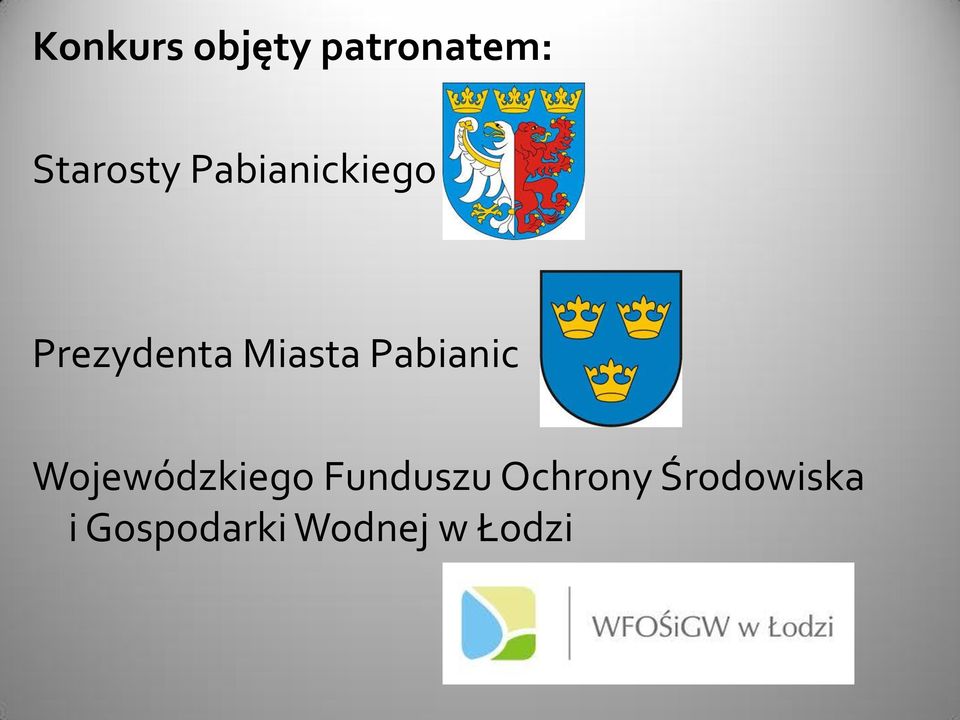 Pabianic Wojewódzkiego Funduszu