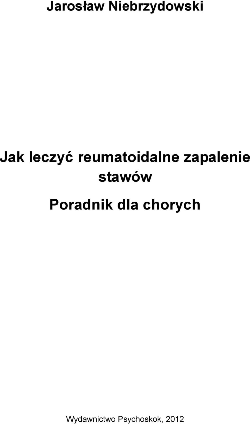 zapalenie stawów Poradnik