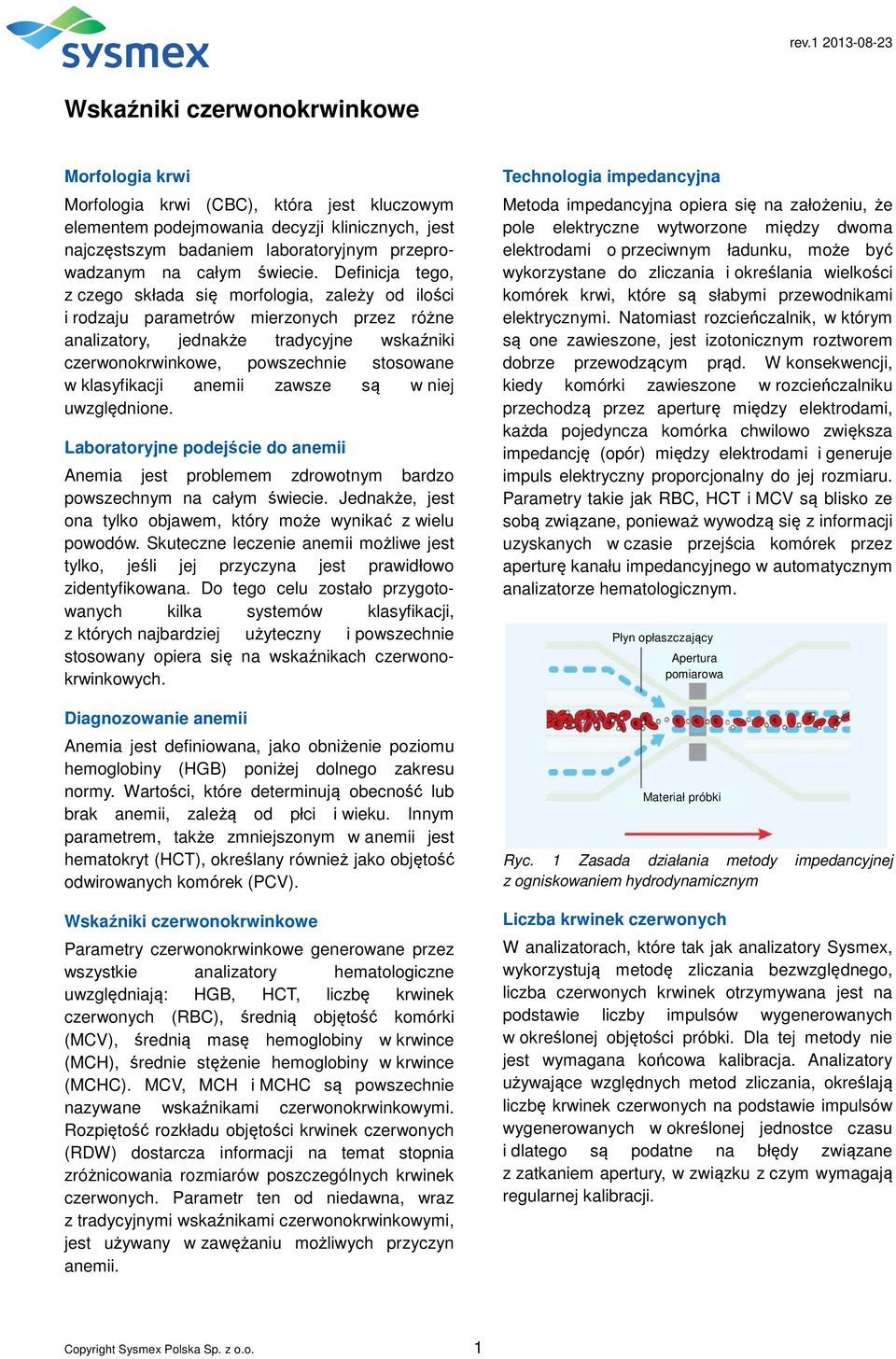 Definicja tego, z czego składa się morfologia, zależy od ilości i rodzaju parametrów mierzonych przez różne analizatory, jednakże tradycyjne wskaźniki czerwonokrwinkowe, powszechnie stosowane w
