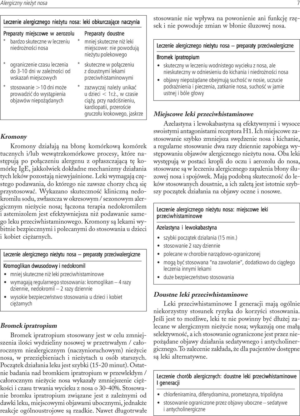 stosowanie >10 dni mo e * zazwyczaj nale y unikaæ prowadziæ do wyst¹pienia u dzieci < 1r.