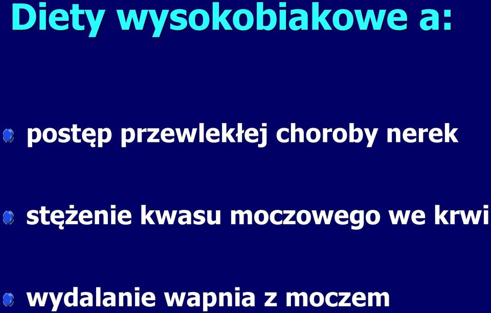 nerek stężenie kwasu