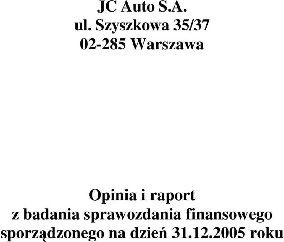 badania sprawozdania
