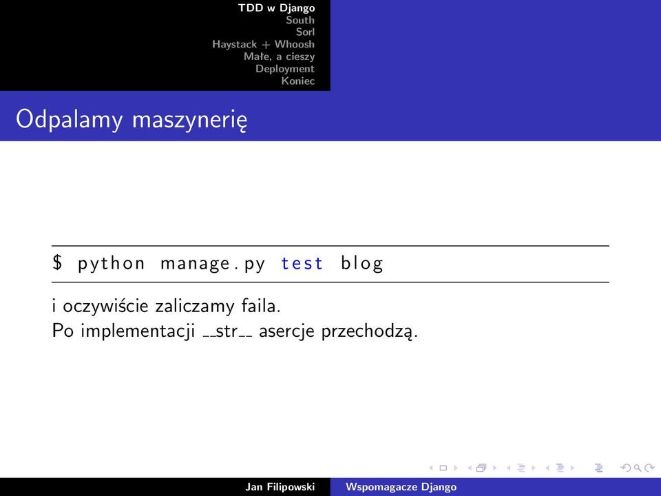 py t e s t b l o g i oczywiście