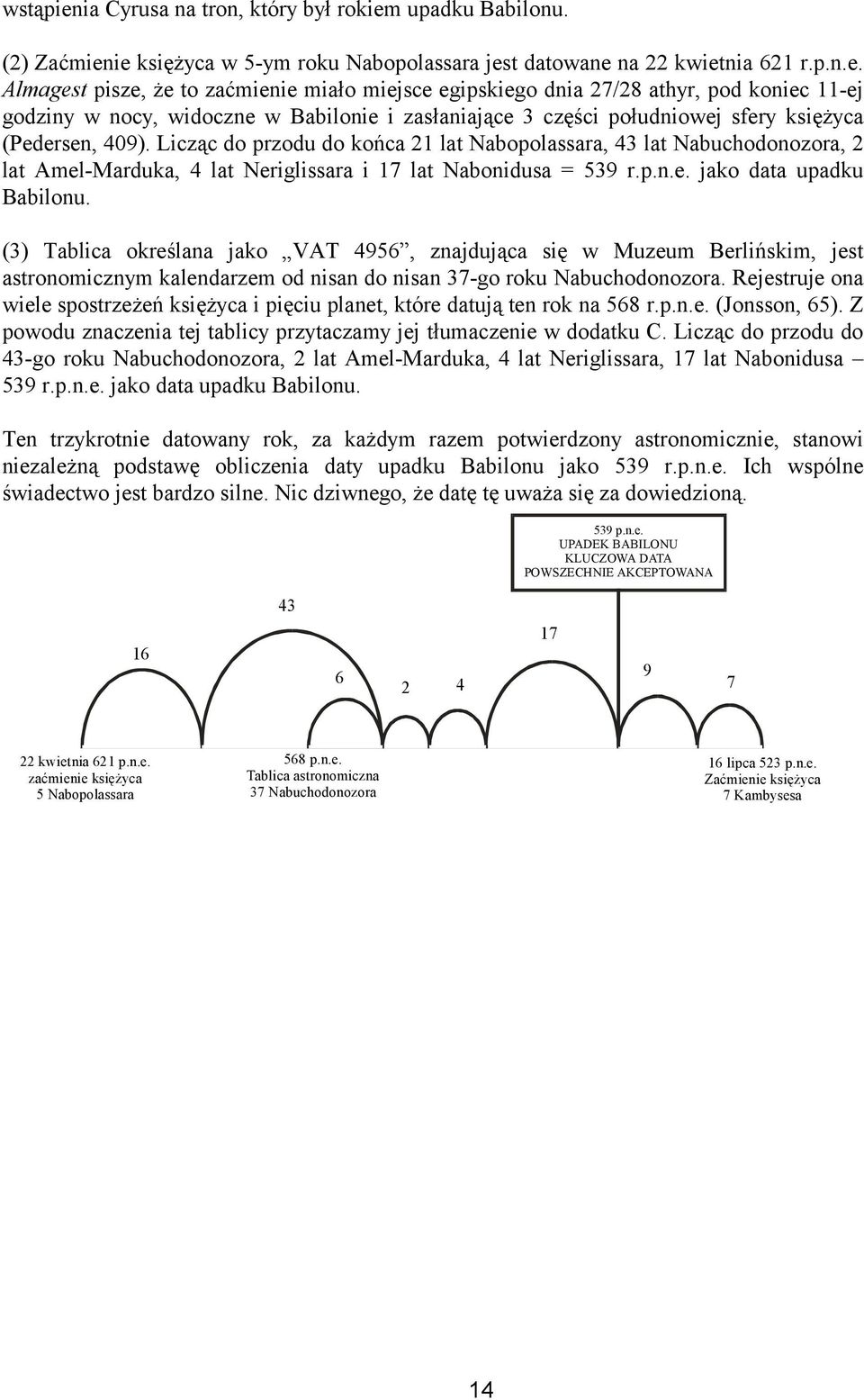 () Tablica określana jako VAT 4956, znajdująca się w Muzeum Berlińskim, jest astronomicznym kalendarzem od nisan do nisan 7-go roku Nabuchodonozora.