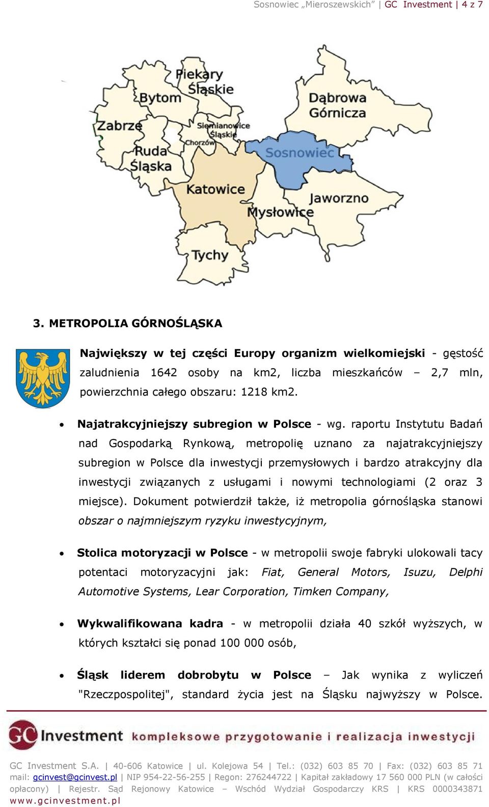 Najatrakcyjniejszy subregion w Polsce - wg.