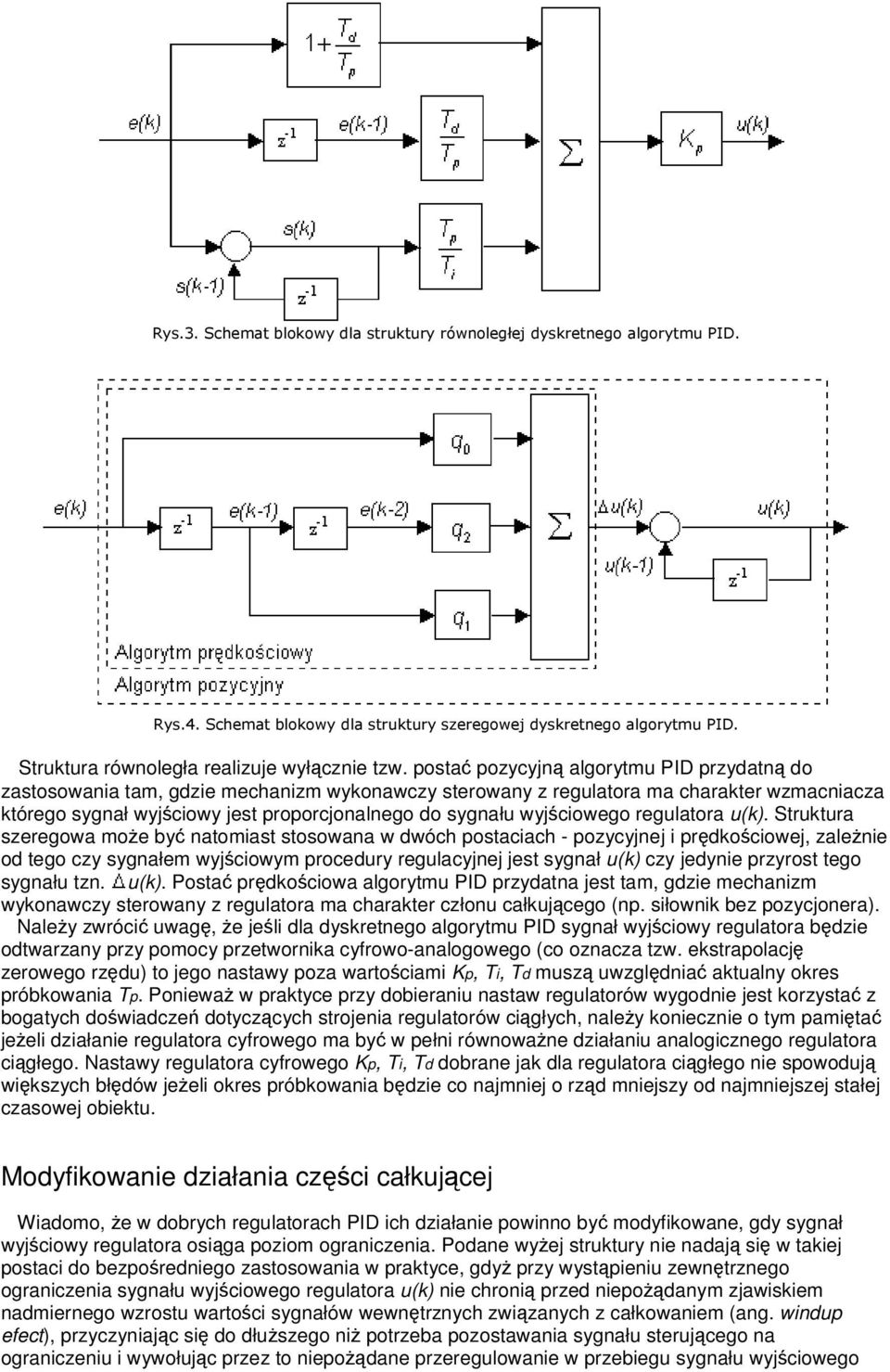 wyjciowego regulatora u(k).