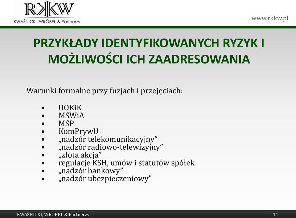 telekomunikacyjny nadzór radiowo-telewizyjny złota akcja regulacje KSH, umów i