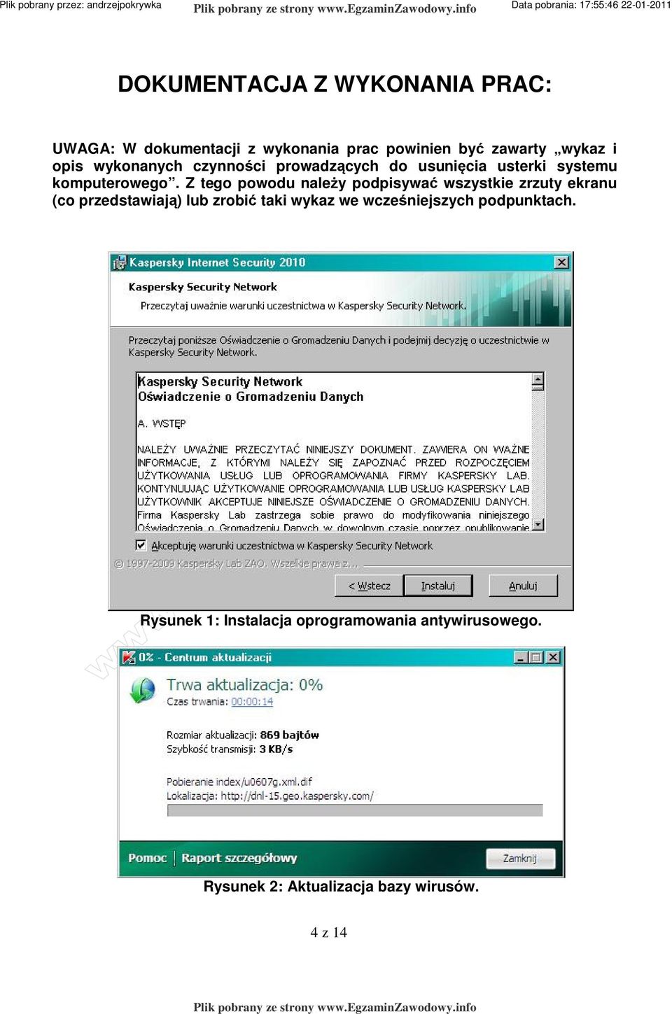 systemu komputerowego.