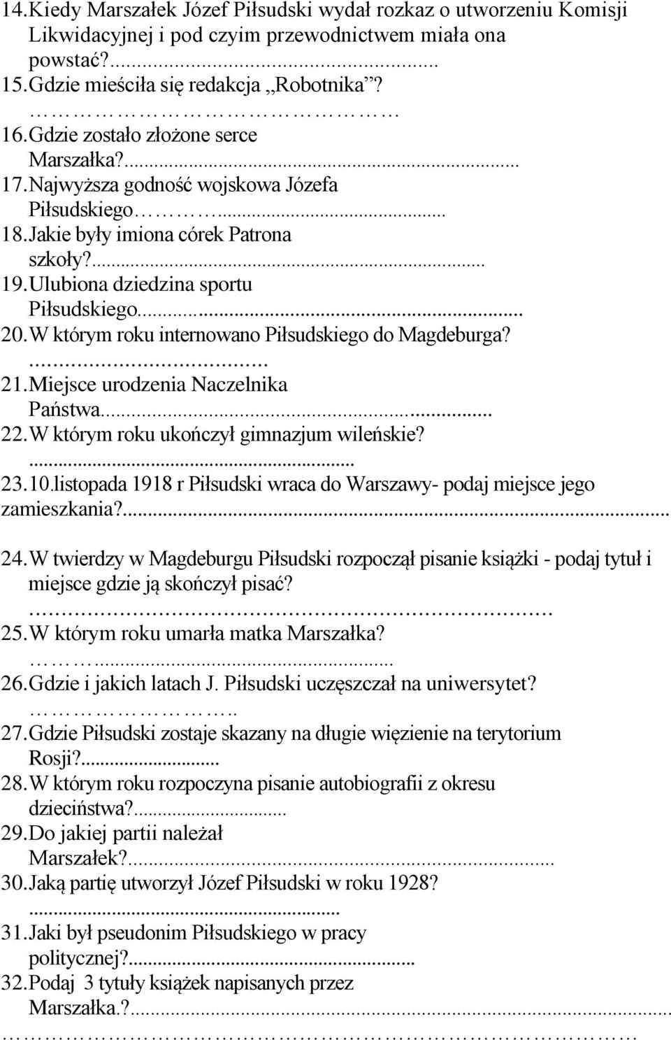 II ETAP KONKURSU O JÓZEFIE PIŁSUDSKIM - PDF Free Download