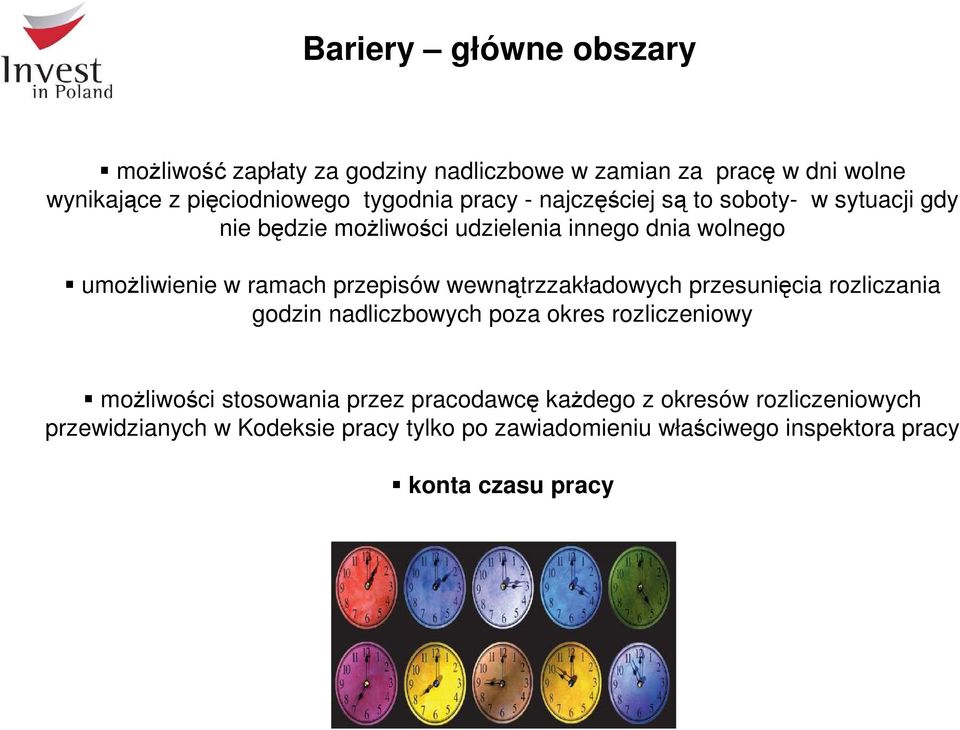 wewnątrzzakładowych przesunięcia rozliczania godzin nadliczbowych poza okres rozliczeniowy moŝliwości stosowania przez