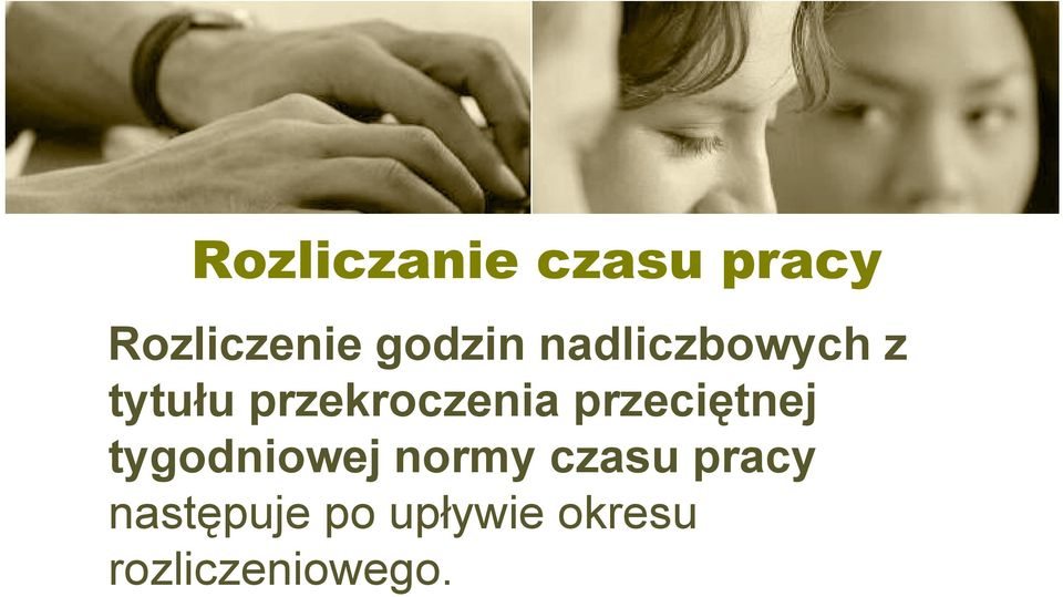 tygodniowej normy czasu pracy