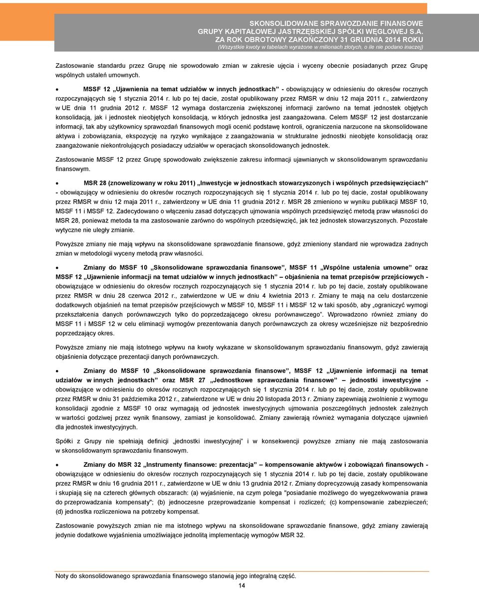 lub po tej dacie, został opublikowany przez RMSR w dniu 12 maja 2011 r., zatwierdzony w UE dnia 11 grudnia 2012 r.